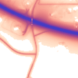 Daytime road noise heatmap for RG30 3RH