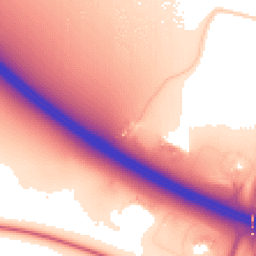 Daytime road noise heatmap for RG30 3TA