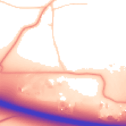 Daytime road noise heatmap for RG30 3XH