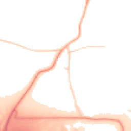 Daytime road noise heatmap for RG30 3XT