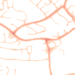 Daytime road noise heatmap for RG30 4AJ