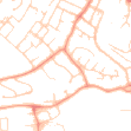 Daytime road noise heatmap for RG30 4BS