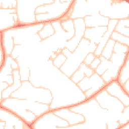 Daytime road noise heatmap for RG30 4DS