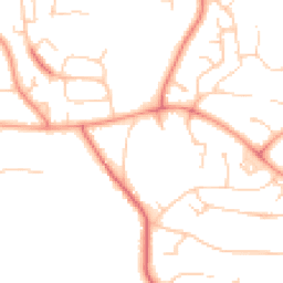 Daytime road noise heatmap for RG30 4DW