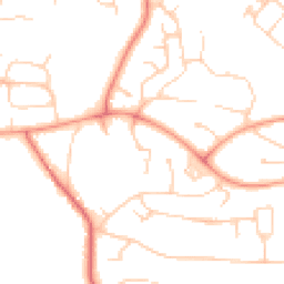 Daytime road noise heatmap for RG30 4JB