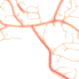 Daytime road noise heatmap for RG30 4JW