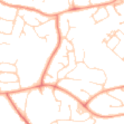 Daytime road noise heatmap for RG30 4LB