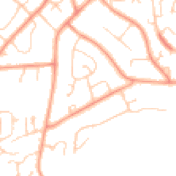 Daytime road noise heatmap for RG30 4QG