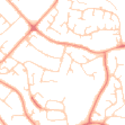 Daytime road noise heatmap for RG30 4TR