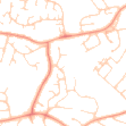 Daytime road noise heatmap for RG30 4UZ