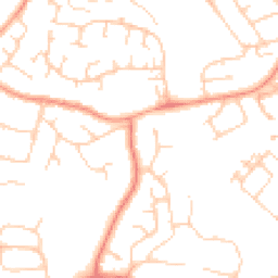 Daytime road noise heatmap for RG30 4XA