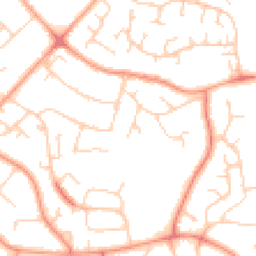Daytime road noise heatmap for RG30 4XG