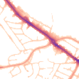 Daytime road noise heatmap for RG30 6AT