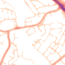 Daytime road noise heatmap for RG30 6BH