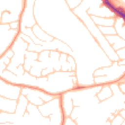 Daytime road noise heatmap for RG30 6BZ