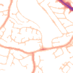 Daytime road noise heatmap for RG30 6DG