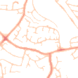 Daytime road noise heatmap for RG30 6ET