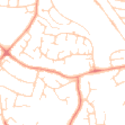 Daytime road noise heatmap for RG30 6EU