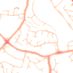 Daytime road noise heatmap for RG30 6HY