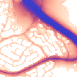 Daytime road noise heatmap for RG40 1BF