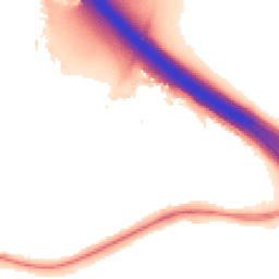 Night-time road noise heatmap for RG40 1BF