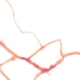 Night-time road noise heatmap for RG40 1BT