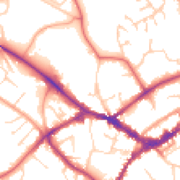 Daytime road noise heatmap for RG40 1DL