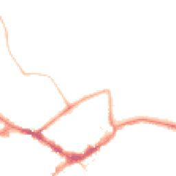 Night-time road noise heatmap for RG40 1DN