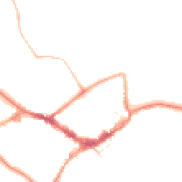 Night-time road noise heatmap for RG40 1DP