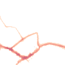 Night-time road noise heatmap for RG40 1EE