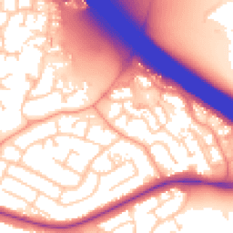 Daytime road noise heatmap for RG40 1EH