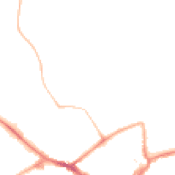 Night-time road noise heatmap for RG40 1EQ
