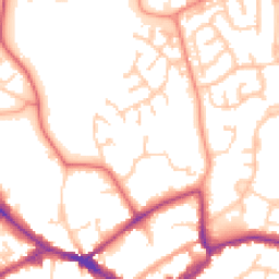 Daytime road noise heatmap for RG40 1ET