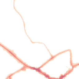 Night-time road noise heatmap for RG40 1EZ