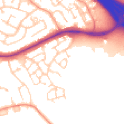 Daytime road noise heatmap for RG40 1GR
