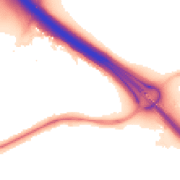 Night-time road noise heatmap for RG40 1LE