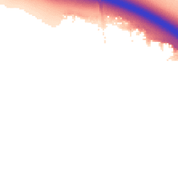 Night-time road noise heatmap for RG40 1PP