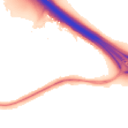 Night-time road noise heatmap for RG40 1QZ