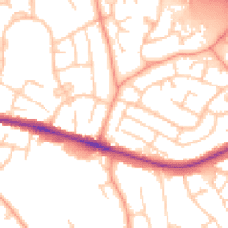 Daytime road noise heatmap for RG40 1SL