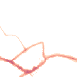 Night-time road noise heatmap for RG40 1TW