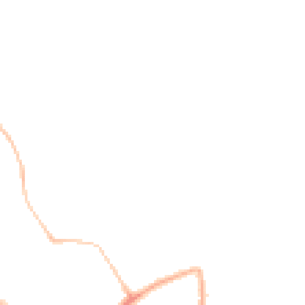 Night-time road noise heatmap for RG40 1WA