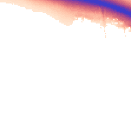 Night-time road noise heatmap for RG40 1XX