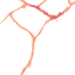 Night-time road noise heatmap for RG40 2BD