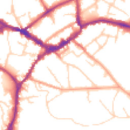 Daytime road noise heatmap for RG40 2DP