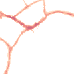 Night-time road noise heatmap for RG40 2DP