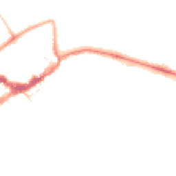 Night-time road noise heatmap for RG40 2EN