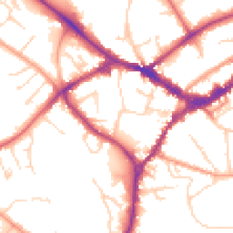 Daytime road noise heatmap for RG40 2FJ