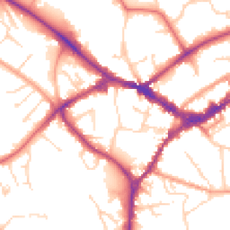 Daytime road noise heatmap for RG40 2FL