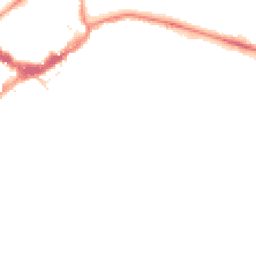 Night-time road noise heatmap for RG40 2HJ