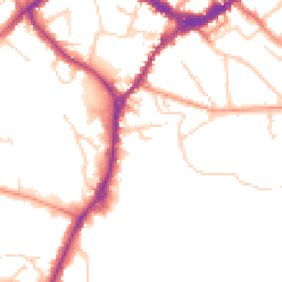 Daytime road noise heatmap for RG40 2LW